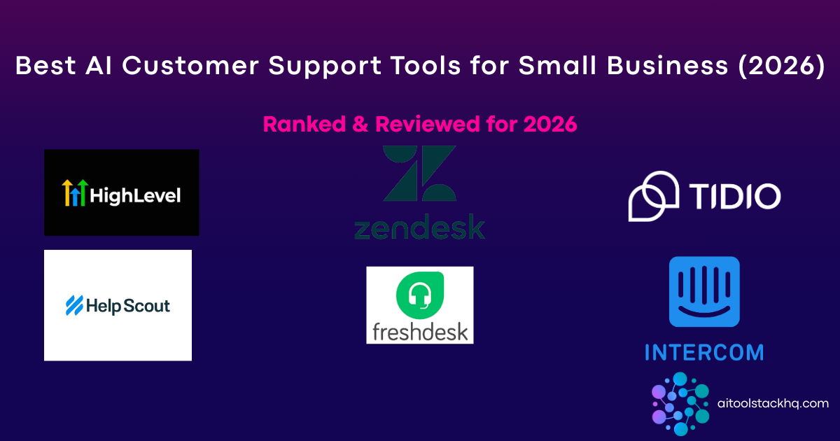 best AI customer support tools for small business 2026