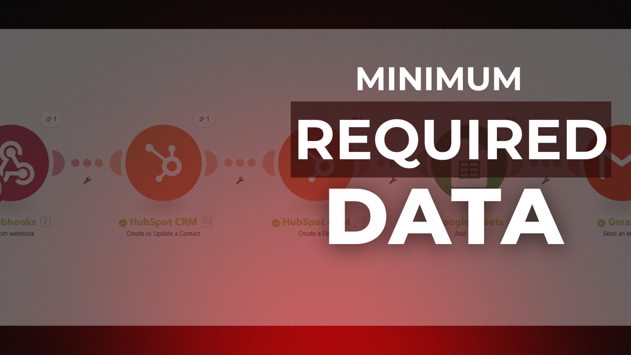 Minimum Required Data