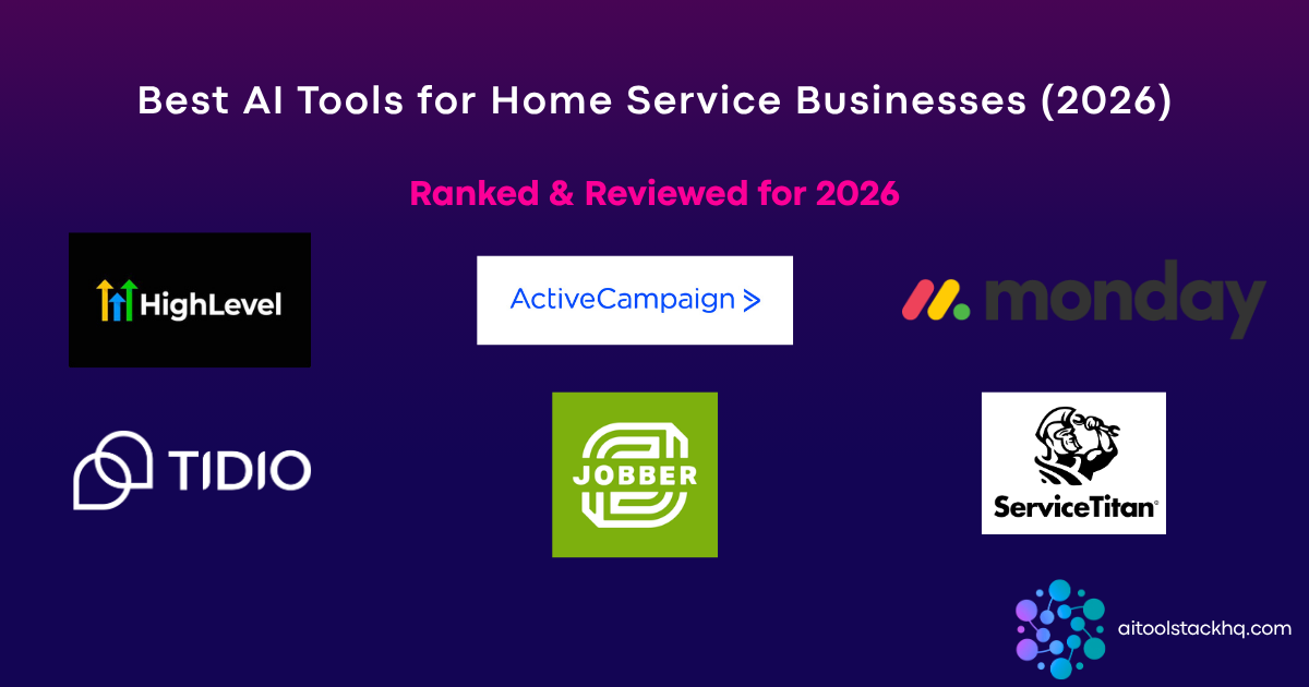 best AI tools for home service businesses 2026