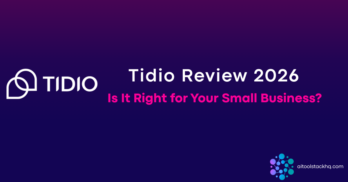 tidio review for small business 2026