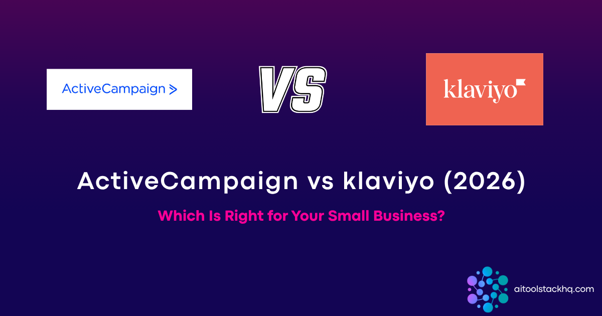 ActiveCampaign vs klaviyo
