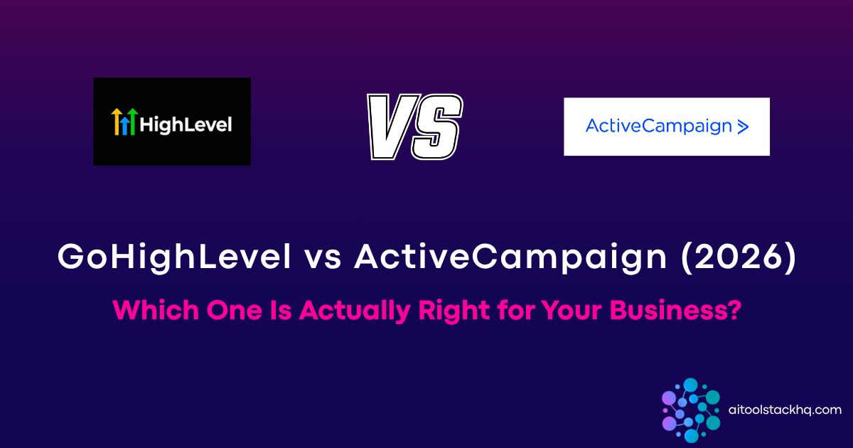 GoHighLevel vs ActiveCampaign